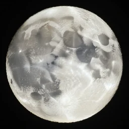 eyes in moon