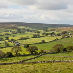 an amazing painting of Yorkshire Countryside, breathtaking, photorealistic, 4k
