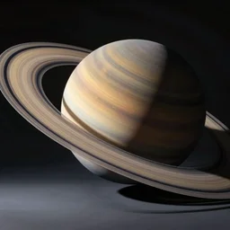 food photography of saturn