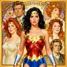 portrait of Lynda Carter as wonder woman ,  tv show  by Stanley Artgerm Lau , greg rutkowski, thomas kindkade, alphonse mucha, loish, norman rockwell. Trending on artstation rule of thirds detailed illustration hd 4k