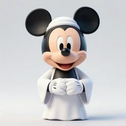 photo of mickey mouse as a muslim prophet
