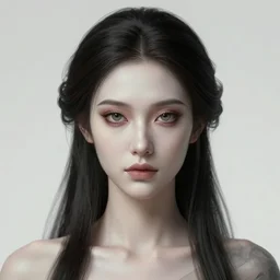 perfectly - centered close - up portrait - photograph of goddess of death, the perfect human female specimen, intricate, elegant, super highly detailed, professional digital painting, artstation, concept art, smooth, sharp focus, no blur, no dof, extreme illustration, unreal engine 5, 8 k, by anne stokes