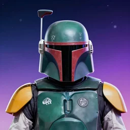 retrofuturistic portrait of boba fett, gradient space graphics in background, close up, quint buchholz, wlop, dan mumford, artgerm, liam brazier, peter mohrbacher, raw, featured on artstation, octane render, cinematic, elegant, intricate, 8 k