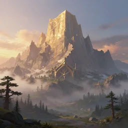 landscape sunrise majestic digital art, deep focus, d & d, fantasy, intricate, elegant, highly detailed, digital painting, artstation, concept art, matte, sharp focus, illustration, hearthstone, art by artgerm and greg rutkowski