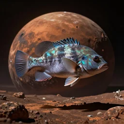 The first fish on mars, photo