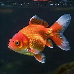 a portrait of a japanese devil gold fish illustrated by miyazaki by karol bak, james jean, tom bagshaw, rococo, sharp focus, trending on artstation, cinematic lighting, hyper realism, octane render, 8 k, hyper detailed, vivid, ultra detailed, highly detailed