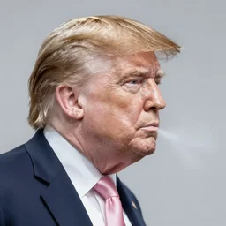 “ a still of a donald trump divine beast in breath of the wild ”