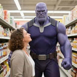 thanos finding his mom at walmart