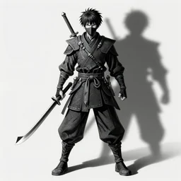 “ anime, full body, shadow ninja warrior, a japanese male type, highly intricate detailed, light and shadow effects, intricate, highly detailed, digital painting, art station, concept art, smooth, sharp focus, illustration, advanced digital anime art, atmospheric lighting, detailed face, 8 k, hq, artstation, by makoto shinkai, stanley artgerm lau, wlop, rossdraws ”