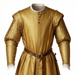 concept art of a male nobles clothes in the renaissance. golden filigree. extreme detail. hand woven. silk. monogrammed with the letters h and s.