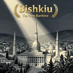 Bishkek, storybook illustration