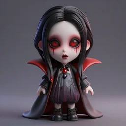girl, hiroyuki takahashi style, 3 d perfect render style, horror style, 3 d perfect render style, vampire style, 3 d perfect render style