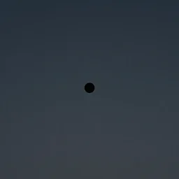 a black dot in the sky, dark lighting
