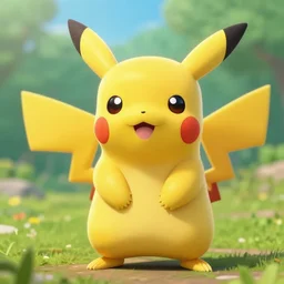 a photorealistic pikachu