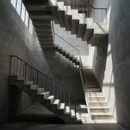 impossible stairs, optical illusion