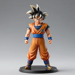a dragon ball goku miniatures Photorealistic HD 8k highlights and shadow detailed High Resolution