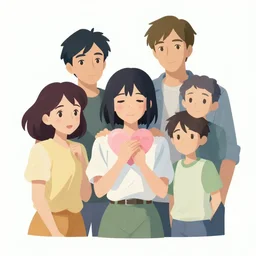 stunning illustration for a love wish card, clean cel shaded vector art. shutterstock. behance hd by lois van baarle, artgerm, helen huang, by makoto shinkai and ilya kuvshinov, rossdraws, illustration, art by gaelle boissonnard