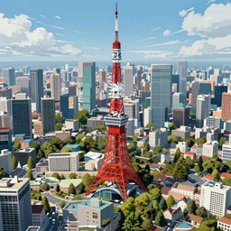 Tokyo in the year 2274, detailed, artstation