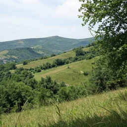 A realistic photo of a natural landscape of Italy