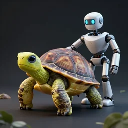 🐢🤖, octane render, unreal engine 5, digital art, cinema 4 d cinematica.