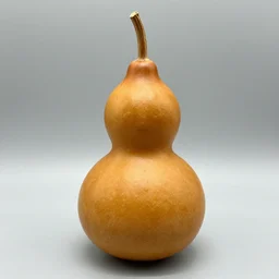 a gourd shaped to look like the face of amber heard