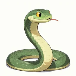 a snake with a human face, kentaro miura art style