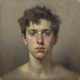 portrait of a bounce, oil on canvas