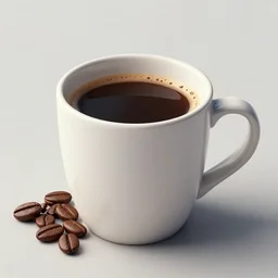 a mug of coffee, trending on art station, 8k, realistic