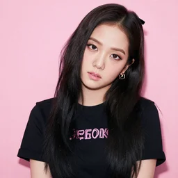 portrait of jisoo of black pink
