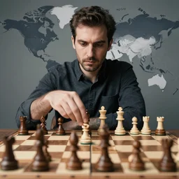 a man that live in world of chess