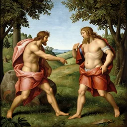 adam and eve expulsion from paradise renaissance. n 9