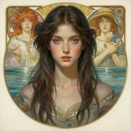 symmetry!! portrait of beautiful lady of the lake, highly detailed, digital painting, artstation, giger concept art, smooth, sharp focus, illustration, art by artgerm and greg rutkowski and alphonse mucha and junji ito, 8 k