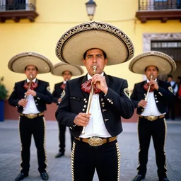 photo, portrait, mariachi band, tlaquepaque, kodak ektachrome,