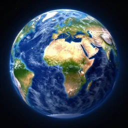 the creation of the world from nothing, incredible digital art