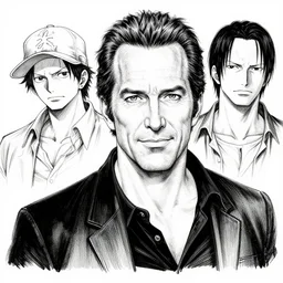 highly detailed ink illustration of steve buscemi, b & w clean shaped illustration by kim jung gi, ron english and eiichiro oda
