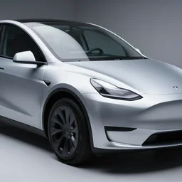 a 2 8 mm closeup photo of a tesla car in a photo studio, hyper detailed, smooth, high contrast, volumetric lighting, octane, craig mullins, cinematic