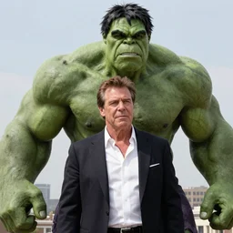 film still of tom selleck as the hulk in the incredible hulk, 4 k