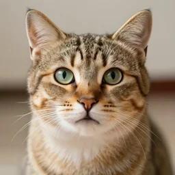 a cat with good luck
