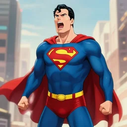 Superman >>yelling<<<<
