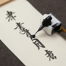 zen calligraphy ink
