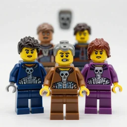 lego horror minifigures, 8 k,