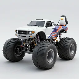 monster truck vehicle that looks like a penguin concept design engine super cars rocket league tank mad max global illumination ray tracing hdr chromed reflexion, gta 5 comics official fanart behance hd artstation penguin shaped vehicle trip