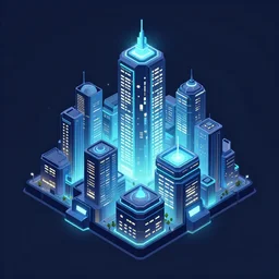 an isometric cyberpunk city block, bright lights, by greg rutkowski and games gurney, trending on artstation