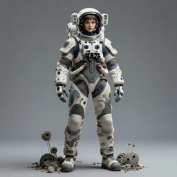 hyperrealistic portrait of a woman monster astronaut, full body portrait, well lit,  intricate abstract. cyberpunk,  intricate artwork, by Tooth Wu, wlop, beeple. octane render,in the style of Jin Kagetsu, James Jean and wlop, highly detailed, sharp focus, intricate , 4k, artstation