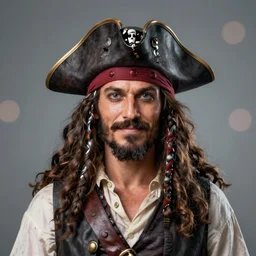incredibly realistic, too detailed portrait of a caricature of the government official pirate captain, centered portrait, octane render, bump mapping, global illumination, unreal engine 5, 8 k, bokeh, d & d digital art, mark ryden, rob gonsalves