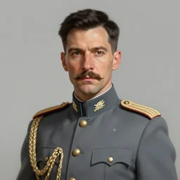 portrait of a man by greg rutkowski, british features, short black hair in military style, moustache, perfect military composure, wearing imperial captain uniform, star wars expanded universe, he is about 4 0 years old, highly detailed portrait, digital painting, artstation, concept art, smooth, sharp foccus ilustration, artstation hq