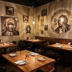 a themed restaurant inspired by the ideas of late stage capitalism