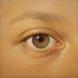 eye of the sahara in the style of hudson river school of art, oil on canvas