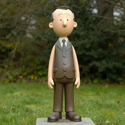 a statue of calvin by bill watterson