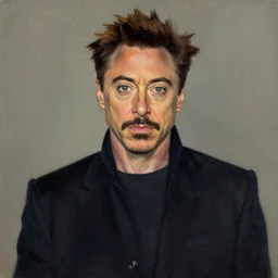 Robert Downey JR, artwork by Daniel Merriam,